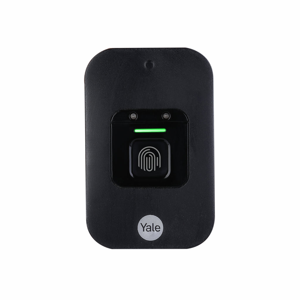 Yale Fingerprint Digital Wardrobe Lock for Sliding Door- Mounted- Black